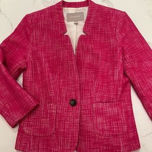 Banana Republic Pink Tweed Blazer 2